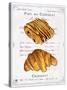 Pain au Chocolat et Croissant-Ginny Joyner-Stretched Canvas