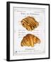 Pain au Chocolat et Croissant-Ginny Joyner-Framed Art Print