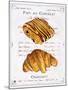 Pain au Chocolat et Croissant-Ginny Joyner-Mounted Art Print