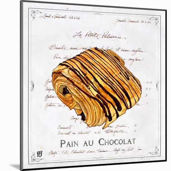 Pain au Chocolat-Ginny Joyner-Mounted Art Print