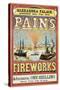 Pain's Fireworks-null-Stretched Canvas