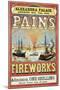 Pain's Fireworks-null-Mounted Giclee Print