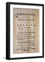 Paine: Common Sense, 1776-null-Framed Giclee Print