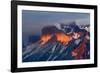 Paine Massif at sunset, Torres del Paine National Park, Chile, Patagonia-Adam Jones-Framed Photographic Print