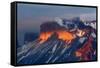 Paine Massif at sunset, Torres del Paine National Park, Chile, Patagonia-Adam Jones-Framed Stretched Canvas