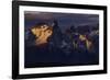 Paine Massif at sunset, Torres del Paine National Park, Chile, Patagonia-Adam Jones-Framed Photographic Print