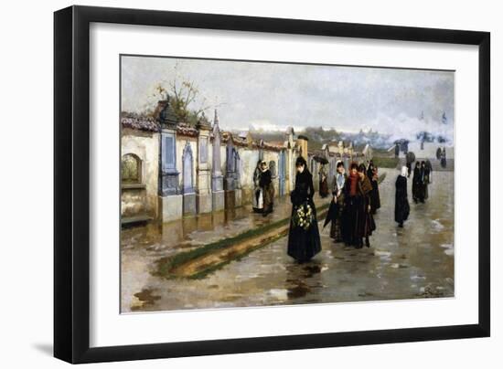 Pains, Festival of Dead Men, 1886-Eugenio Spreafico-Framed Giclee Print