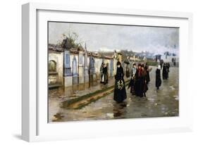 Pains, Festival of Dead Men, 1886-Eugenio Spreafico-Framed Giclee Print