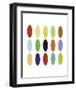 Paint Box Graphic I (detail)-Dan Bleier-Framed Art Print