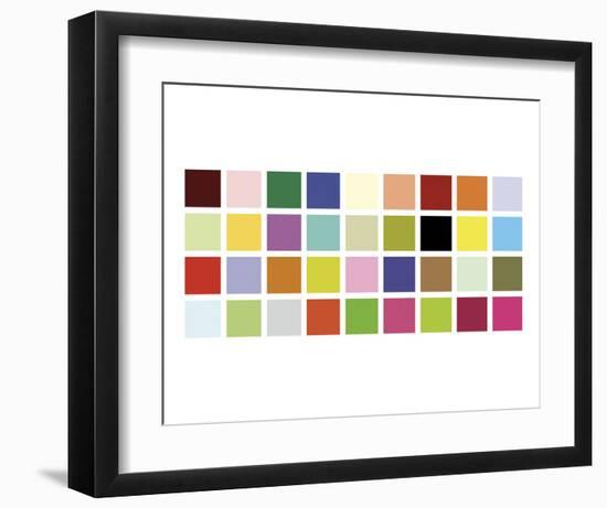 Paint Box Graphic II-Dan Bleier-Framed Art Print