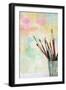 Paint Brushes and Aquarel-Cora Niele-Framed Giclee Print