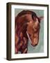 Paint by Number Horse II-Jennifer Parker-Framed Art Print