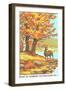 Paint by Numbers, Autumn Scene-Found Image Press-Framed Giclee Print