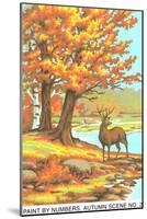 Paint by Numbers, Autumn Scene-Found Image Press-Mounted Giclee Print