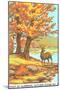 Paint by Numbers, Autumn Scene-Found Image Press-Mounted Giclee Print