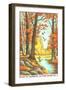 Paint by Numbers, Autumn Scene-Found Image Holdings Inc-Framed Photographic Print