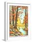 Paint by Numbers, Autumn Scene-Found Image Holdings Inc-Framed Photographic Print