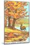 Paint by Numbers, Autumn Scene-Found Image Holdings Inc-Mounted Photographic Print