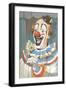 Paint by Numbers, Clown-null-Framed Art Print