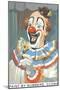 Paint by Numbers, Clown-Found Image Press-Mounted Giclee Print