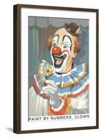 Paint by Numbers, Clown-Found Image Press-Framed Giclee Print