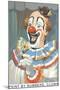 Paint by Numbers, Clown-Found Image Press-Mounted Giclee Print