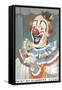 Paint by Numbers, Clown-Found Image Press-Framed Stretched Canvas