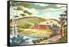 Paint by Numbers, Farm Scene Number One-null-Framed Stretched Canvas