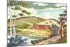 Paint by Numbers, Farm Scene Number One-null-Mounted Art Print