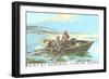 Paint by Numbers, Fishing Scene-null-Framed Art Print