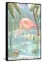Paint by Numbers, Flamingo-null-Framed Stretched Canvas