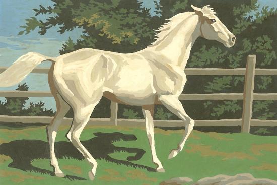 paint by numbers horse scene number two print allposters com