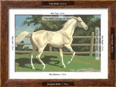 paint by numbers horse scene number two print allposters com