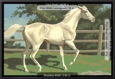paint by numbers horse scene number two print allposters com
