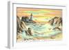 Paint by Numbers, Lighthouse Scene-null-Framed Art Print