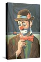 Paint by Numbers, Sad Clown-null-Stretched Canvas