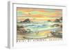 Paint by Numbers, Seascape-null-Framed Art Print