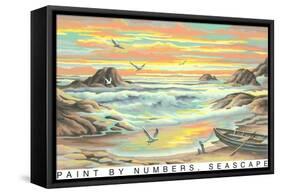 Paint by Numbers, Seascape-null-Framed Stretched Canvas