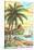 Paint by Numbers, Tropical Scene Number One-Found Image Press-Stretched Canvas