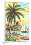 Paint by Numbers, Tropical Scene Number One-Found Image Press-Framed Giclee Print