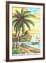 Paint by Numbers, Tropical Scene Number One-Found Image Press-Framed Giclee Print