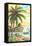 Paint by Numbers, Tropical Scene Number One-null-Framed Stretched Canvas