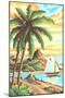 Paint by Numbers, Tropical Scene Number One-null-Mounted Art Print