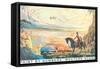 Paint by Numbers, Western Scene-Found Image Press-Framed Stretched Canvas