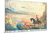 Paint by Numbers, Western Scene-Found Image Press-Mounted Giclee Print