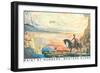 Paint by Numbers, Western Scene-Found Image Press-Framed Premium Giclee Print