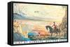 Paint by Numbers, Western Scene-Found Image Press-Framed Stretched Canvas