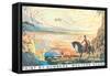 Paint by Numbers, Western Scene-null-Framed Stretched Canvas