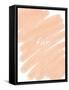 Paint Peach-Melody Hogan-Framed Stretched Canvas
