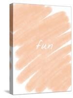 Paint Peach-Melody Hogan-Stretched Canvas